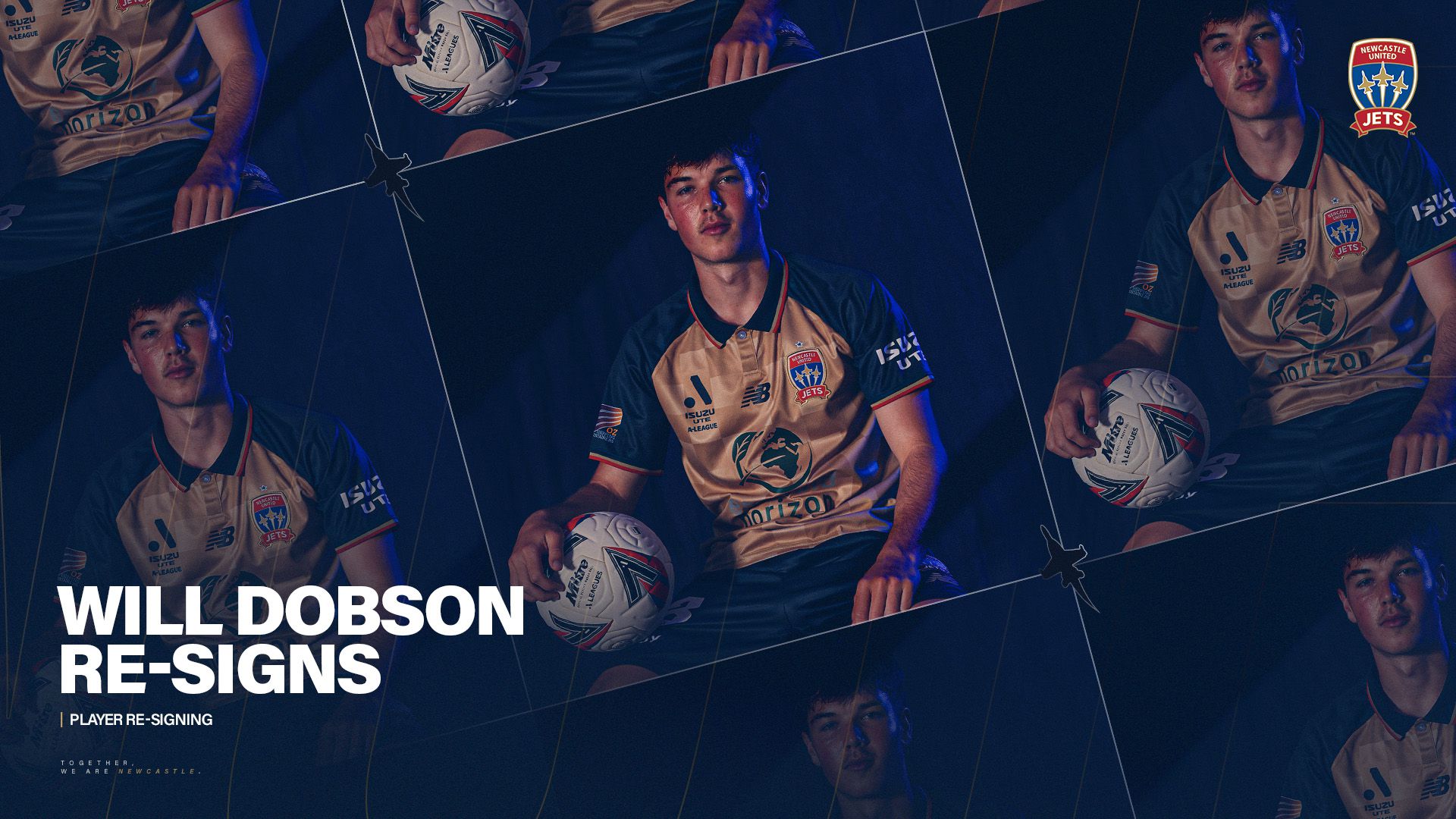 Chính thức: Newcastle Jets gia hạn hợp đồng với tiền vệ 18 tuổi Dobson đến năm 2028