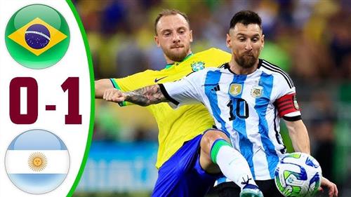 Brazil đấu với Argentina